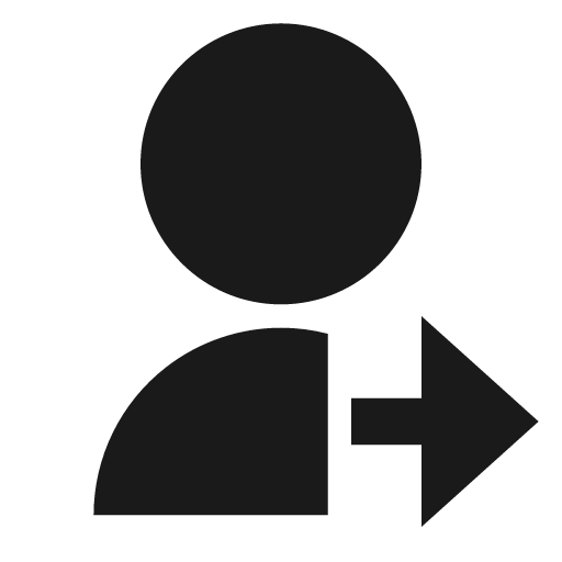 User shared 2 fill icon, filled style, from Remix Icon