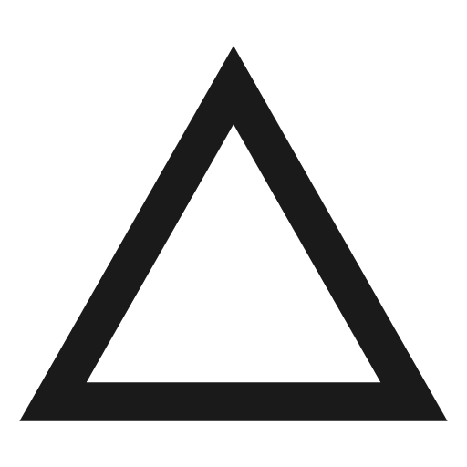 Vercel line icon, outline style, from Remix Icon