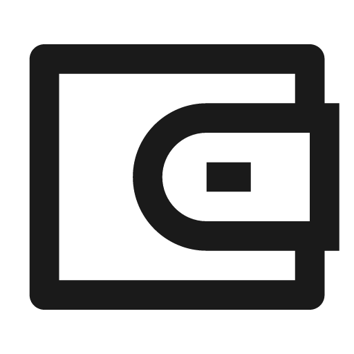 Wallet 3 line icon, outline style, from Remix Icon