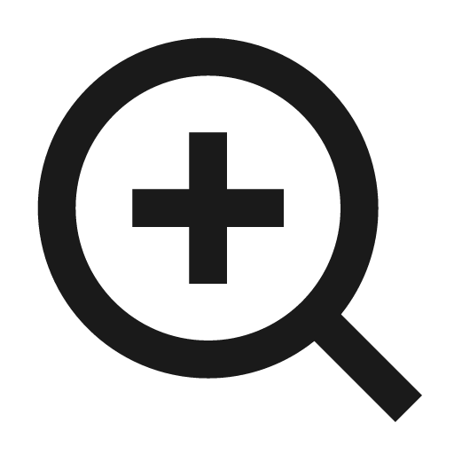 Zoom in line icon, outline style, from Remix Icon