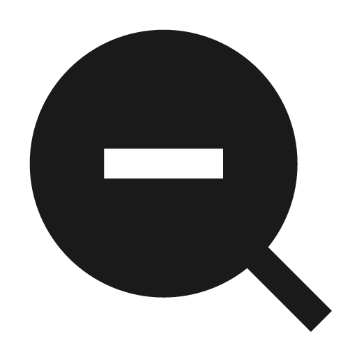 Zoom out fill icon, filled style, from Remix Icon