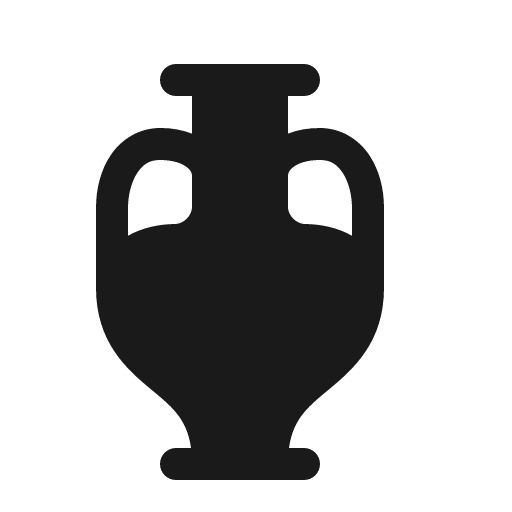 Amphora icon, solid style, from Röntgen