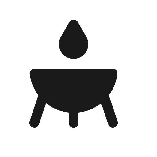 Bbq icon, solid style, from Röntgen
