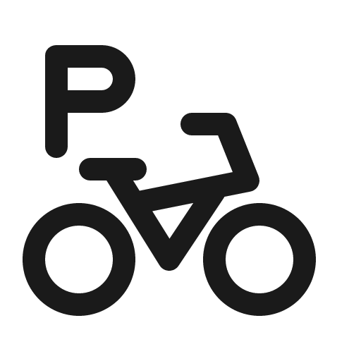 Bicycle p small icon, solid style, from Röntgen