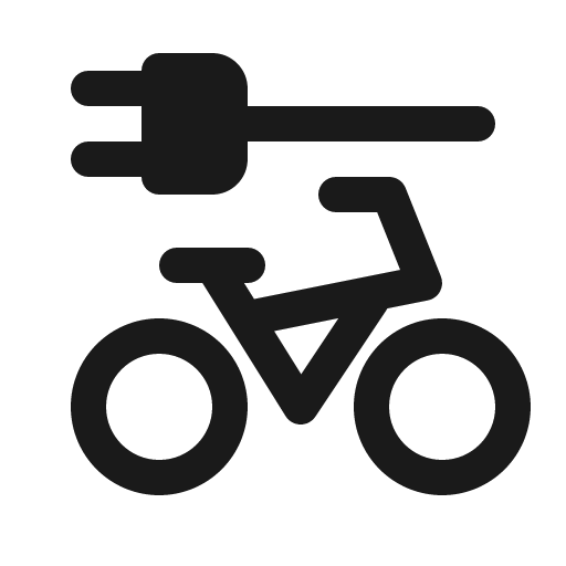 Bicycle plug icon, solid style, from Röntgen