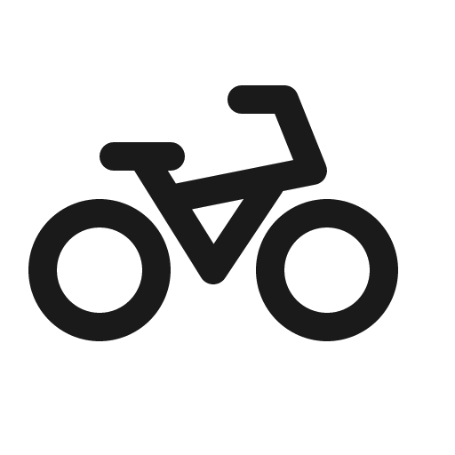 Bicycle icon, solid style, from Röntgen
