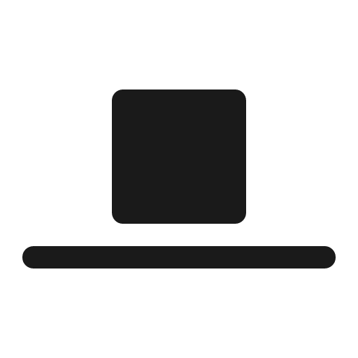Block icon, solid style, from Röntgen