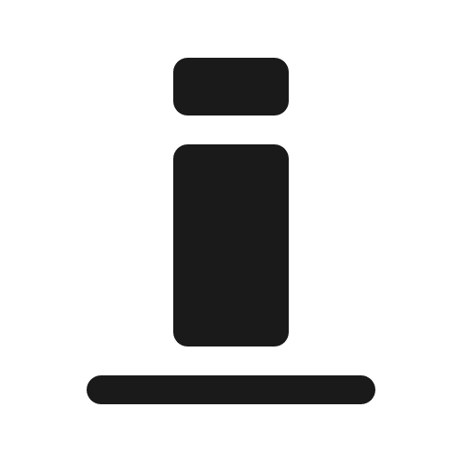 Bollard icon, solid style, from Röntgen
