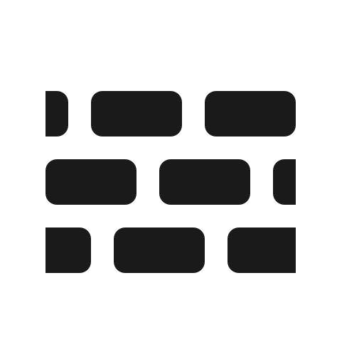 Bricks icon, solid style, from Röntgen