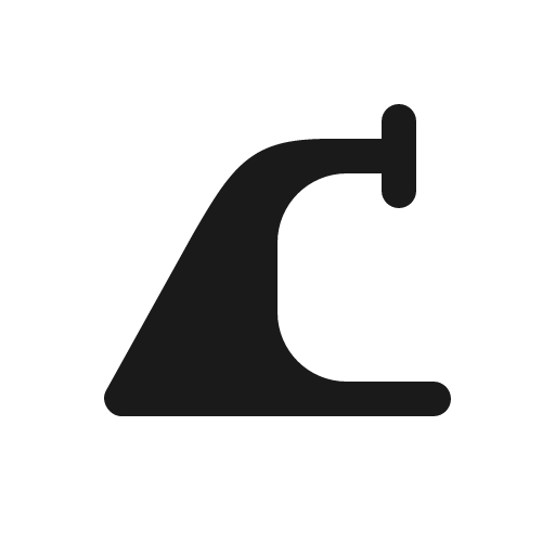 Buffer stop icon, solid style, from Röntgen