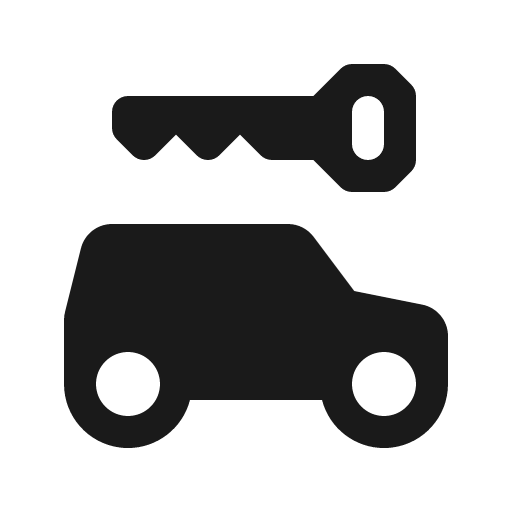 Car key icon, solid style, from Röntgen