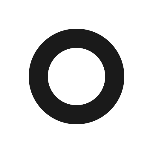 Circle empty icon, solid style, from Röntgen