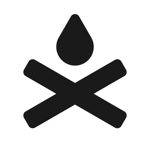 Fire pit icon, solid style, from Röntgen