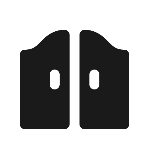 Gate icon, solid style, from Röntgen