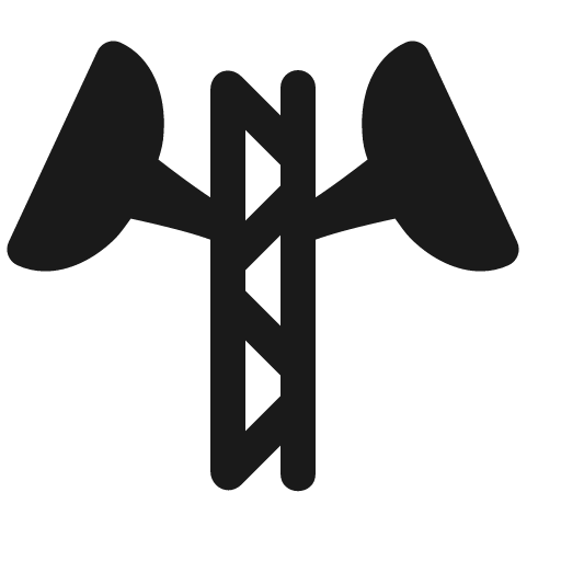 Lattice dish antenna left dish antenna right icon, solid style, from Röntgen