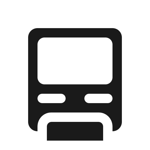 Maglev icon, solid style, from Röntgen