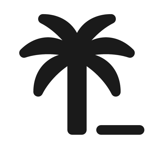 Palm bottom right horizontal line icon, outline style, from Röntgen