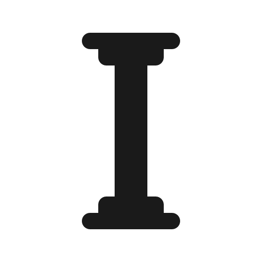 Pillar icon, solid style, from Röntgen