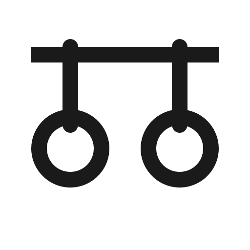 Rings icon, solid style, from Röntgen