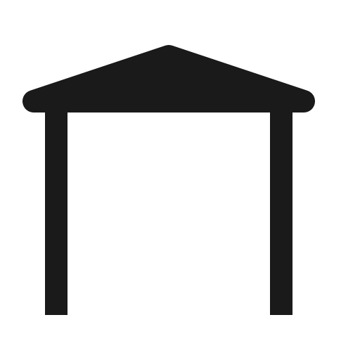 Shelter icon, solid style, from Röntgen