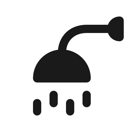 Shower icon, solid style, from Röntgen