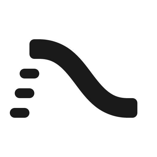 Slide icon, solid style, from Röntgen