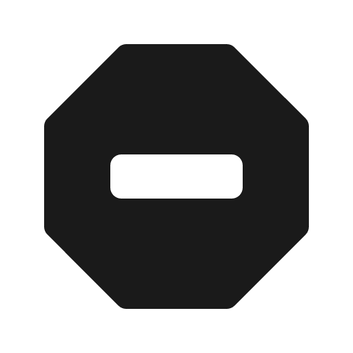 Stop icon, solid style, from Röntgen