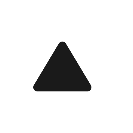 Triangle small icon, solid style, from Röntgen