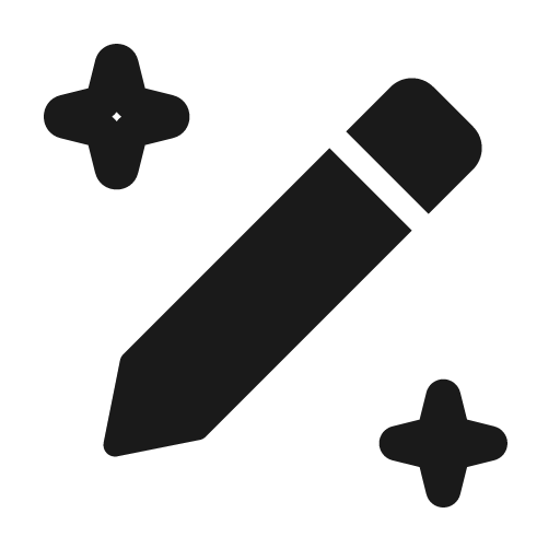 Ai edit fill icon, filled style, from Sargam Icons