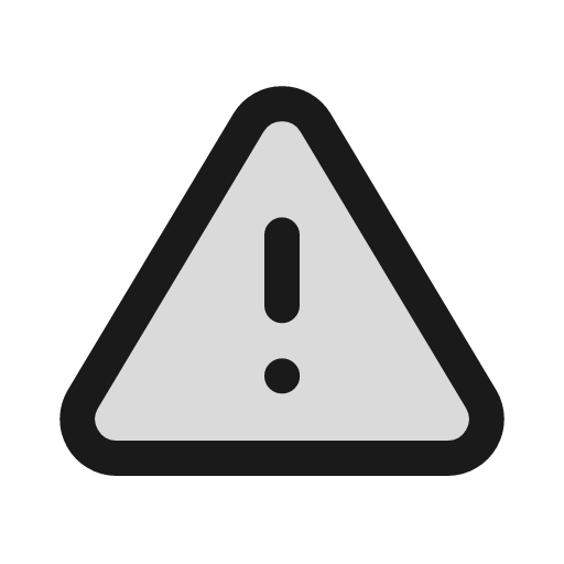 Alert duotone icon, two-tone style, from Sargam Icons
