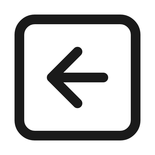 Arrow left square line icon, outline style, from Sargam Icons