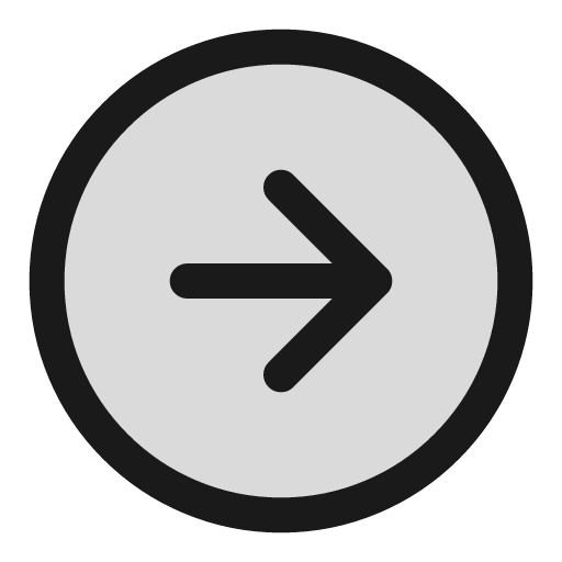 Arrow right circle duotone icon, two-tone style, from Sargam Icons