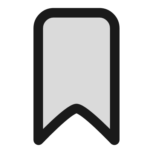 Bookmark duotone icon, two-tone style, from Sargam Icons
