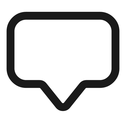 Chat line icon, outline style, from Sargam Icons