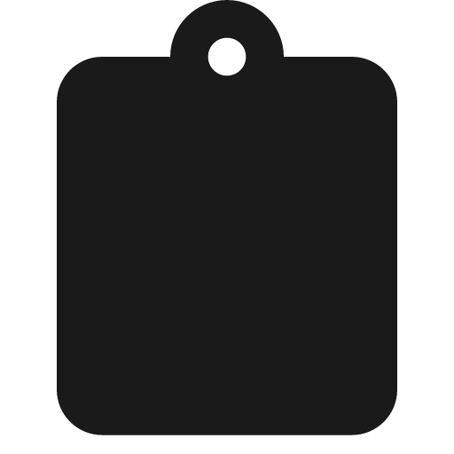 Clipboard alt fill icon, filled style, from Sargam Icons