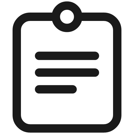 Clipboard filled alt line icon, outline style, from Sargam Icons