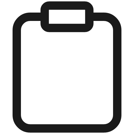 Clipboard line icon, outline style, from Sargam Icons