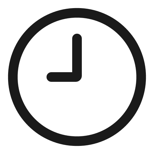 Clock line icon, outline style, from Sargam Icons