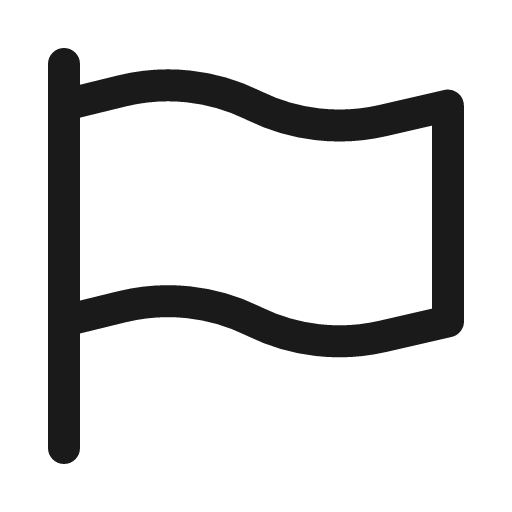 Flag alt 4 line icon, outline style, from Sargam Icons