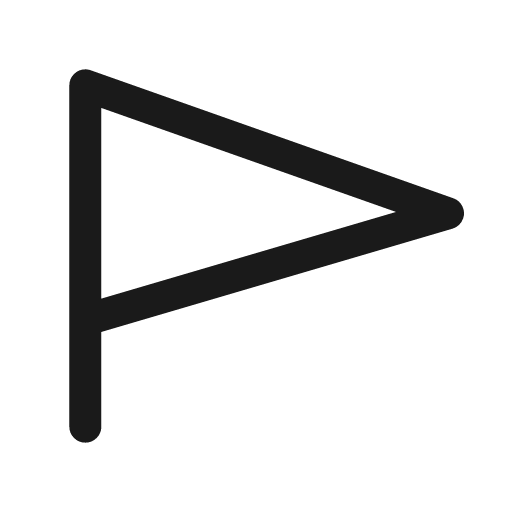 Flag line icon, outline style, from Sargam Icons