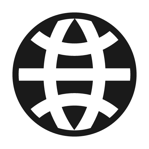 Globe detailed fill icon, filled style, from Sargam Icons
