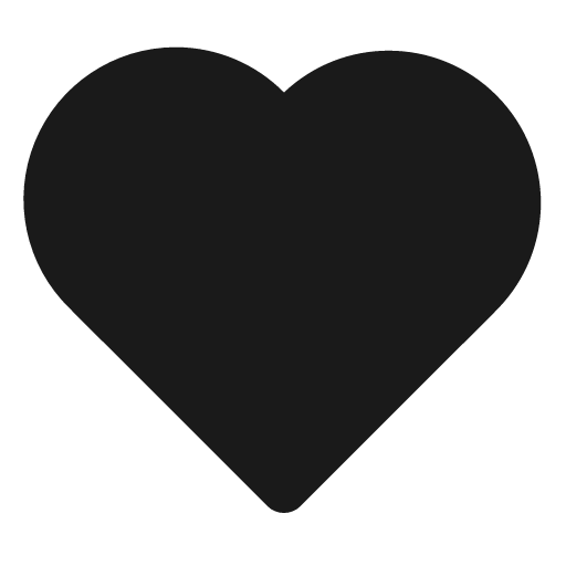 Heart alt fill icon, filled style, from Sargam Icons