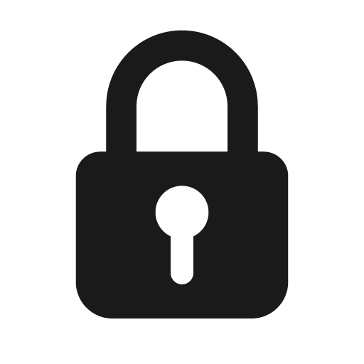 Lock fill icon, filled style, from Sargam Icons