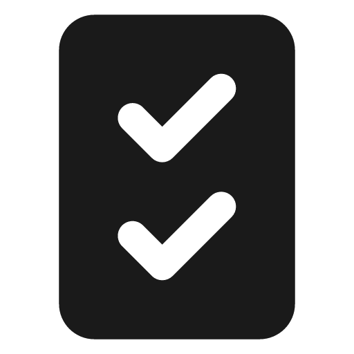 Release notes fill icon, filled style, from Sargam Icons