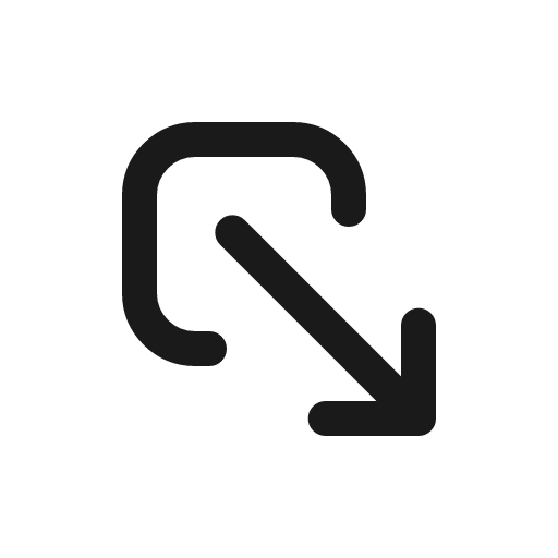 South east escape alt line icon, outline style, from Sargam Icons