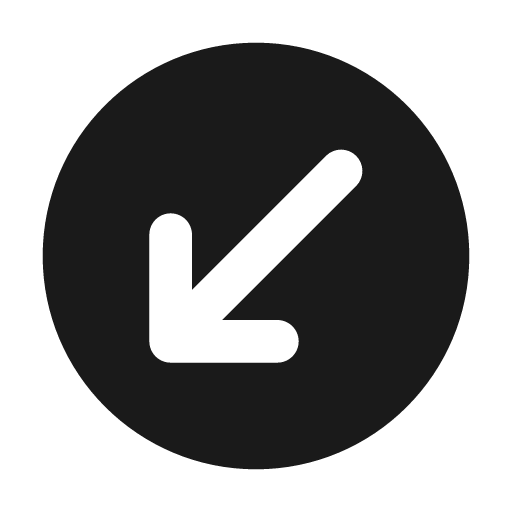 South west circle fill icon, filled style, from Sargam Icons