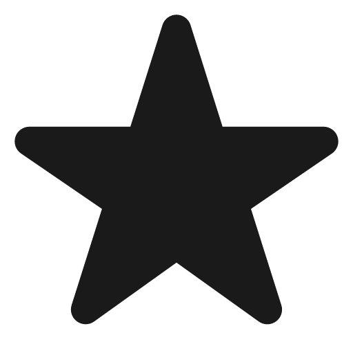 Star fill icon, filled style, from Sargam Icons