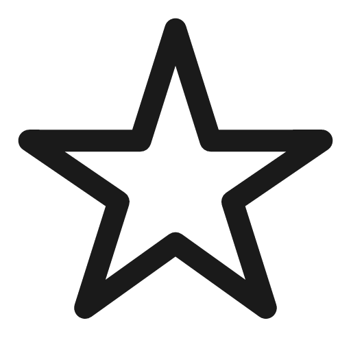 Star line icon, outline style, from Sargam Icons