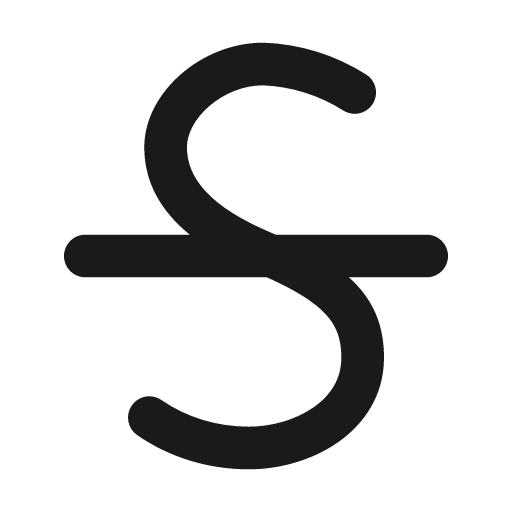 Strikethrough fill icon, filled style, from Sargam Icons