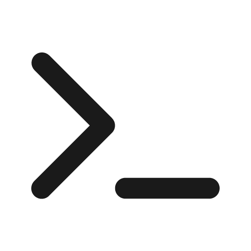 Terminal fill icon, filled style, from Sargam Icons